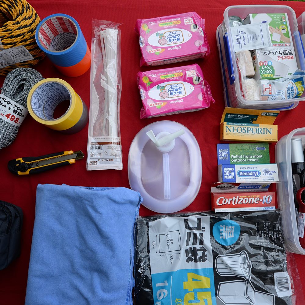 SONARIA 家族4人用 防災セット（持ち出し＋在宅備蓄）のイメージ写真